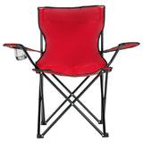 Small Camp Chair 80x50x50 Red