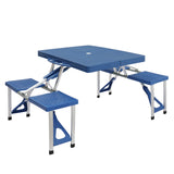 Siamese Folding Tables and Chairs-Plastic PS Thickening