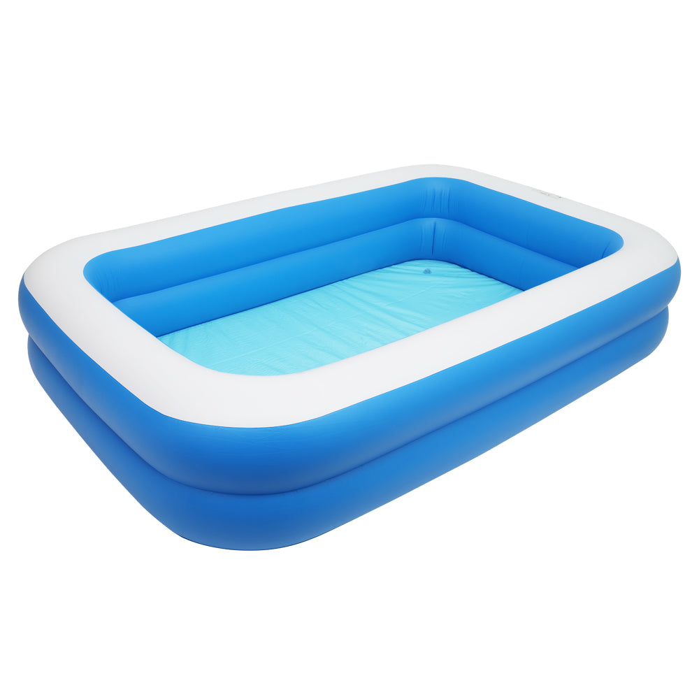 102" x 70" x 22" Inflatable Swimming Pool - Wall Thickness 0.3mm Blue