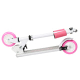 Scooter for Teens,3 Height Adjustable Easy Folding Pink