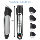 Mens Beard Trimmer, Hair Clipper Mustache Trimmer Hair Cutting Groomer Kit 3 In 1 For Men Precision Trimmer with USB Charging Base