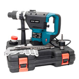 1-1/2" SDS Electric Hammer Drill Set 1100W 110V Blue