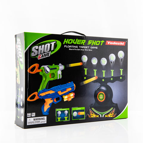 Shooting Targets for Nerf Guns Shooting Game Glow in The Dark Floating Ball Target Practice Toys for Kids Boys Hover Shot 1 Blaster Toy Gun 10 Soft Foam Balls 3 Darts Gift