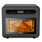 26QT Air Fryer Toaster Oven with Rotisserie, Oil-Free Frying, Steam Oven