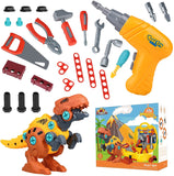 Take Apart Dinosaur Toys for Kids Toys Toolbox Construction Building  with Electric Drill (DNSOA)