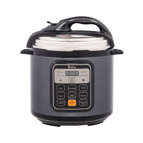 1000W Push-button stainless steel electric pressure cooker 13 in 1 cooking mode, Stainless steel color