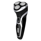 MAX-T Men Electric Razor, Rechargeable Wet & Dry Rotary Electric Shaver for Men (Black)