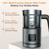 Frother for Coffee, Milk Frother, 4 IN 1 Automatic Hot and Cold Foam Maker