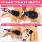 Hair Dryer Brush, Hair Volumizer for Drying & Straightening & Curling