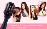 Hair Dryer Brush, Hair Volumizer for Drying & Straightening & Curling