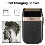 KEMEI Rechargeable Men's Electric Shaver Trimmer Razor Hair Beard USB Shaving