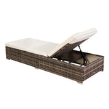 Outdoor Leisure Rattan Furniture Pool Bed / Chaise (Single Sheet)