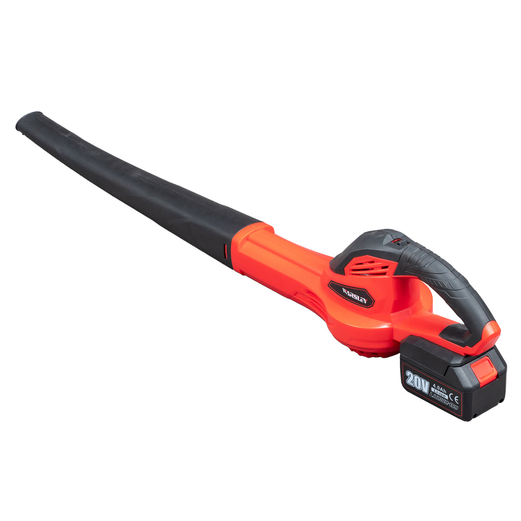 Oshion 20.00V 4.00A Handheld Wireless Lithium Leaf Blower Black Red