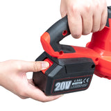 Oshion 20.00V 4.00A Handheld Wireless Lithium Leaf Blower Black Red