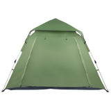 Spring Quick Open Four-Person Family Tent Camping Tent Green