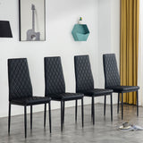 Dining chair set for 4