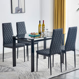 Dining chair set for 4