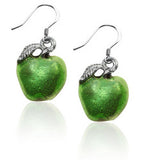 Green Apple Charm Earrings