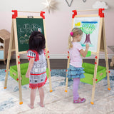 Children's Lift able Easel with Top Shaft and Non-Woven Storage HB-D126S