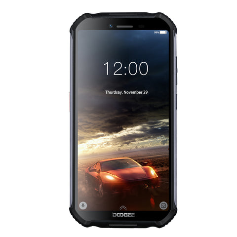 DOOGEE S40 4G Network Rugged Mobile Phone 5.5"" Screen 4650mAh MT6739 Quad Core 2GB RAM 16GB ROM Android 9.0 Smartphone Black