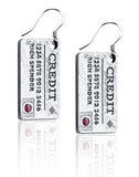 Credit Card Charm Earrings