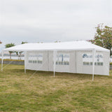 3 x 9m (9'10" x 19'8") Seven Sides Portable Home Use Waterproof Tent with Spiral Tubes **