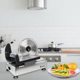 ZOKOP SL526 110V/150W 7.5" Semi-automatic Belt Cutter Deli Food Machine Home Deli Food Slicer (DNSOA)