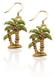 Palm Trees Charm Earrings