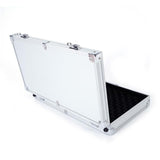 45*25*7.5cm Aluminum New Framed Locking Gun Pistol HandGun Lock Box Hard Storage Carry Case Silver