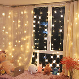 3M x 3M 300-LED Warm White Light Romantic Christmas Wedding Outdoor Decoration Curtain String Light **