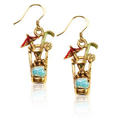 Cocktail Drink Charm Earrings