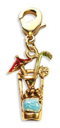 Cocktail Drink Charm Dangle