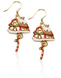 Gingerbread House Charm Earrings