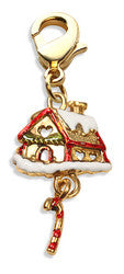 Gingerbread House Charm Dangle