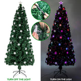 6FT Small Light Fiber Optic Christmas Tree 230 Branches **