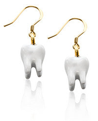 Tooth Charm Earrings