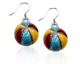 Beach Ball Charm Earrings