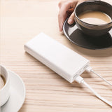 Xiaomi Power Bank 2C 20000mAh Dual USB Powerbank Portable External Battery Powerbank white