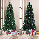 6FT Small Light Fiber Optic Christmas Tree 230 Branches **