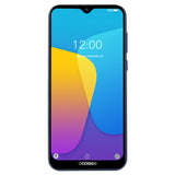 DOOGEE X90 Cellphone 6.1inch 19:9 Waterdrop LTPS Screen Smartphone Quad Core CPU 1GB RAM+16GB ROM 3400mAh Battery Dual SIM Cards 8MP+5MP Camera Android 8.1 OS  Blue_European version