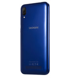 DOOGEE X90 Cellphone 6.1inch 19:9 Waterdrop LTPS Screen Smartphone Quad Core CPU 1GB RAM+16GB ROM 3400mAh Battery Dual SIM Cards 8MP+5MP Camera Android 8.1 OS  Blue_European version