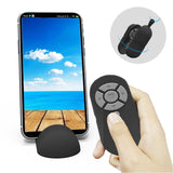 Camera Remote Controller  Wireless Bluetooth Shutter Handheld Battery Powered Remote Control  black