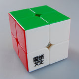 2x2x2 YJ Moyu Lingpo Stickerless Cube Speed puzzle Smooth 2x2 Toy