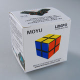 2x2x2 YJ Moyu Lingpo Stickerless Cube Speed puzzle Smooth 2x2 Toy