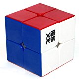 2x2x2 YJ Moyu Lingpo Stickerless Cube Speed puzzle Smooth 2x2 Toy