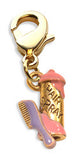 Hair Spray & Comb Charm Dangle