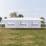 3 x 9m (9'10" x 19'8") Seven Sides Portable Home Use Waterproof Tent with Spiral Tubes **