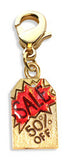 50% Off Sales Tag Charm Dangle