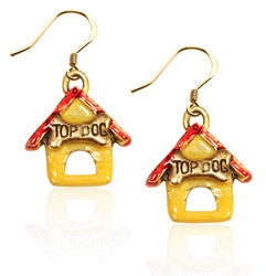 Dog House Charm Earrings