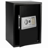 E50EA Home Business Security Keypad Lock Electronic Digital Steel Safe Black Box & Silver Gray **